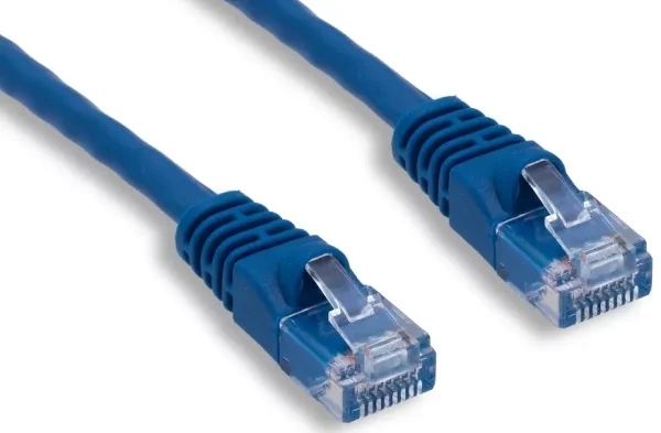 1 ft Blue RJ56 Cat5e patch cable